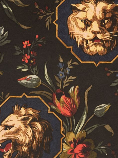 gucci lions|Gucci lion wallpaper.